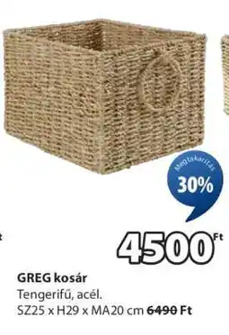 JYSK GREG kosár ajánlat