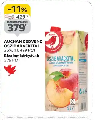 Auchan AUCHAN KEDVENC ŐSZIBARACKITAL ajánlat