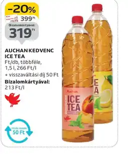 Auchan AUCHAN KEDVENC ICE TEA ajánlat