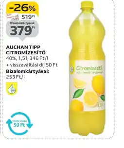 Auchan AUCHAN TIPP CITROMÍZESÍTŐ ajánlat