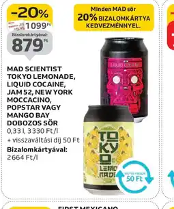 Auchan MAD SCIENTIST DOBOZOS SÖR ajánlat
