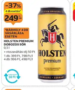 Auchan HOLSTEN PREMIUM DOBOZOS SÖR ajánlat