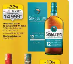 Auchan THE SINGLETON 12 ÉVES SKT WHISKY ajánlat
