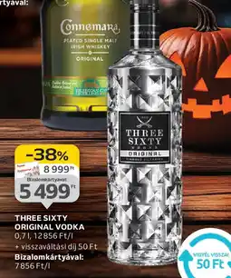 Auchan THREE SIXTY ORIGINAL VODKA ajánlat