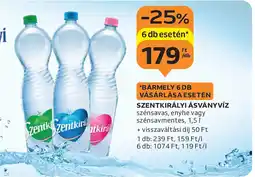 Auchan SZENTKIRÁLYI ÁSVÁNYVÍZ ajánlat