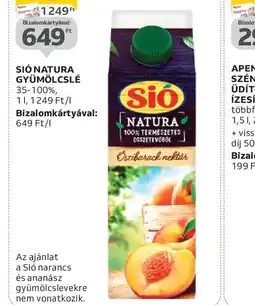 Auchan SI NATURA GYÜMÖLCSLÉ ajánlat