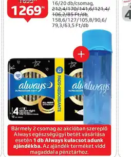 Auchan ALWAYS EGÉSZSÉGÜGYI BETÉT ajánlat