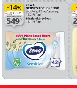 Auchan ZEWA NEDVES TÖRLŐKENDŐ ajánlat