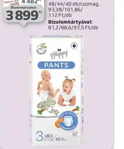Auchan BELLA BABY HAPPY PANTS ajánlat