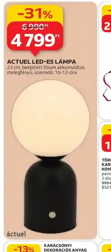 Auchan ACTUEL LED-ES LÁMPA ajánlat