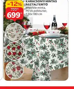 Auchan KARÁCSONYI MINTÁS ASZTALTERÍTŐ ajánlat