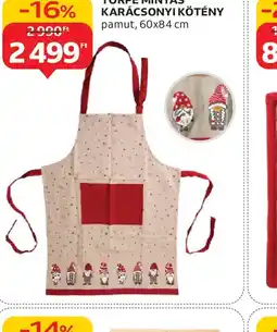 Auchan TÖRPE MINTÁS KARÁCSONYI KÖTÉNY ajánlat