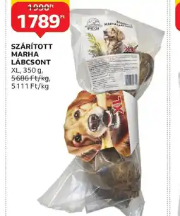 Auchan SZÁRÍTOTT MARHA LÁBCSONT ajánlat