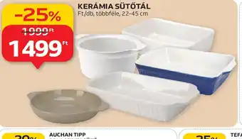 Auchan KERÁMIA SÜTŐTÁL ajánlat