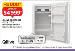 Auchan QILIVE 600157060 EGYAJTS HŰTŐSZEKRÉNY ajánlat