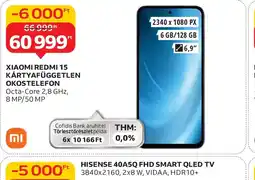 Auchan XIAOMI REDMI 13 ajánlat