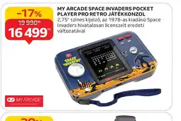 Auchan MY ARCADE SPACE INVADERS POCKET PLAYER PRO JÁTÉKKONZOL ajánlat