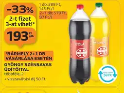 Auchan GYÖNGY SZÉNSAVAS ÜDÍTŐITAL ajánlat