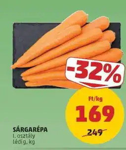 PENNY Sárgarépa ajánlat