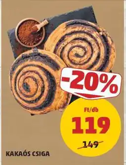 PENNY Kakaós csiga ajánlat