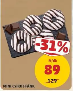 PENNY Mini Csíkos Fánk ajánlat