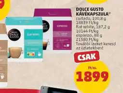 PENNY Dolce Gusto Kávékapszula ajánlat