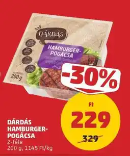PENNY DÁRDÁS HAMBURGER-POGÁCSA ajánlat