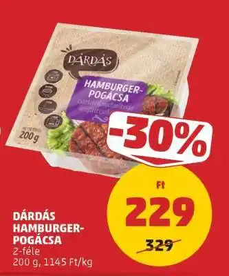PENNY DÁRDÁS HAMBURGER-POGÁCSA ajánlat