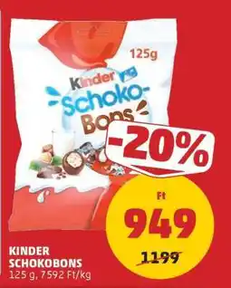 PENNY KINDER SCHOKOBONS ajánlat