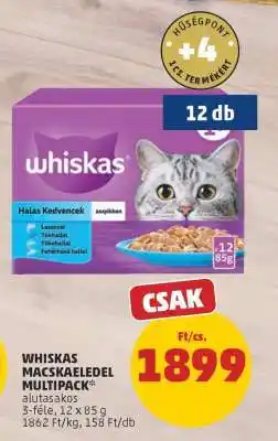 PENNY Whiskas Macskaeledel Multipack ajánlat