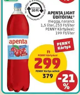 PENNY Apenta Light Üdítőital ajánlat