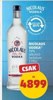 PENNY NICOLAUS Vodka ajánlat