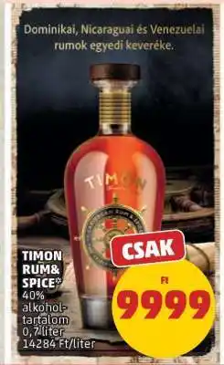 PENNY TIMON RUM&SPICE ajánlat