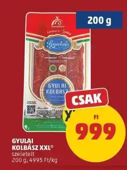 PENNY Gyulai Kolbász XXL ajánlat