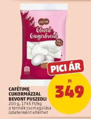 PENNY CAFÉTIME CUKORMÁZZAL BEVONT PUSZEDLI ajánlat