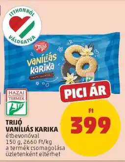 PENNY TRIJÓ VANÍLIÁS KARIKA ajánlat