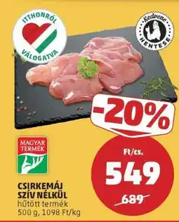 PENNY Csirkemáj szív nélkül ajánlat