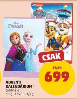 PENNY Adventi kalendárium ajánlat