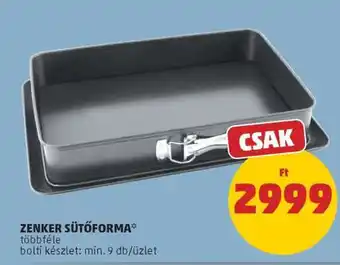 PENNY ZENKER Sütőforma ajánlat
