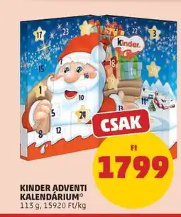 PENNY KINDER ADVENTI KALENDÁRIUM ajánlat