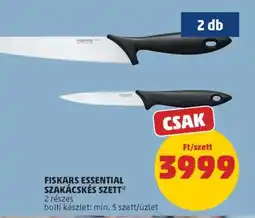 PENNY FISKARS ESSENTIAL SZAKÁCSKÉS SZETT ajánlat