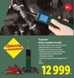 Lidl Parkside Autós áramkör tesztelő ajánlat