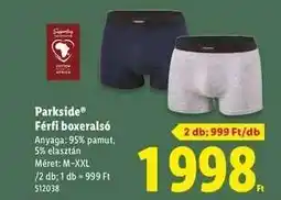 Lidl PARKSIDE Férfi boxeralsó ajánlat