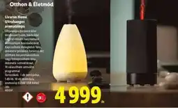 Lidl Livarno Home Ultrahangos aromalámpa ajánlat