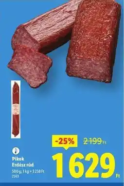 Lidl PIKOK Erdész rúd ajánlat