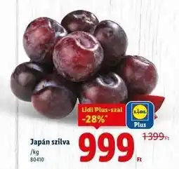 Lidl Japán szilva ajánlat