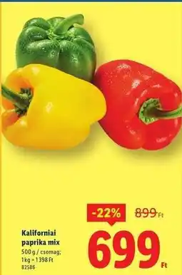 Lidl Kaliforniai paprika mix ajánlat