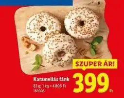 Lidl Karamellás fánk ajánlat