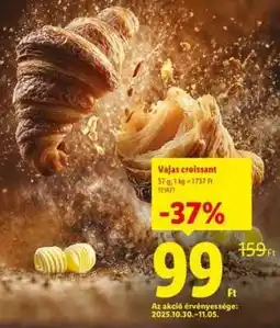 Lidl Vajas croissant ajánlat