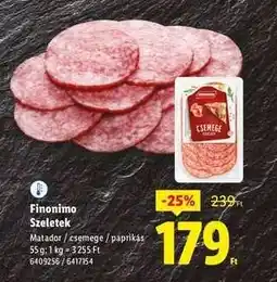 Lidl Finonimo Szeletek ajánlat